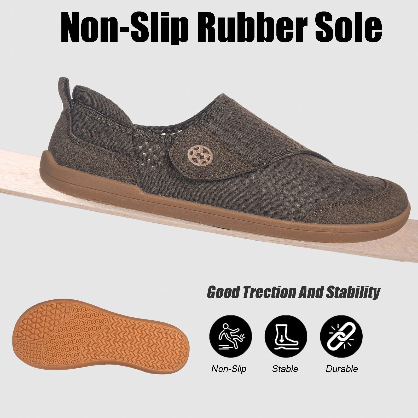Zapatos Diabeticos para Mujer Hombre Extra Anchas Transpirables Ligero Antideslizante Ajustable Cómodo ortopédicos Zapatillas para Caminar Calzado Edema Artritis Ancianos Persona Mayor