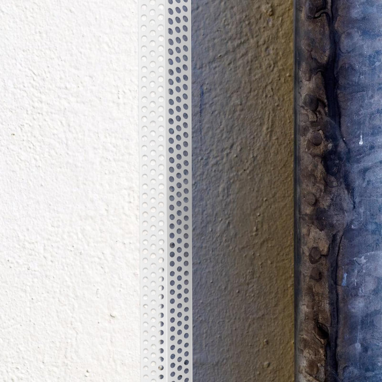 DOITOOL Moldura de Instalación Cobertura para Fácil y Adecuado Juntas Autoadhesiva Pvc Color Blanco Esquinas de Pared para Renovaciones del Hogar