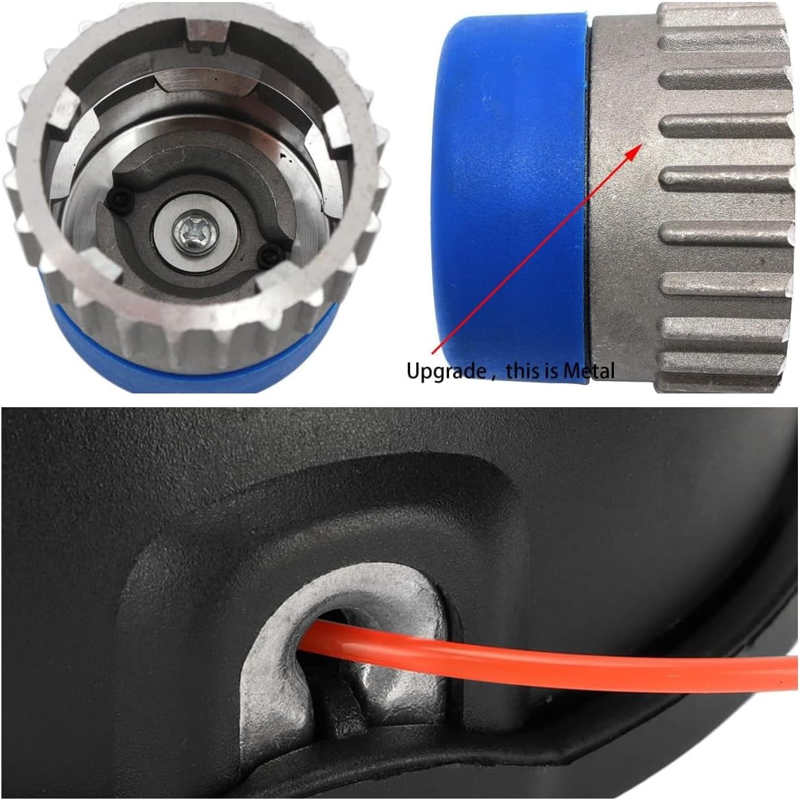 2 Pack T45X Trimmer Head Replacement for T45, T55 Series, Compatible with Husqvarna 143R-II, 153R, 240R, 250R, 335LS, 343R, 345FX, 355FX, 535LS, 545FX Models