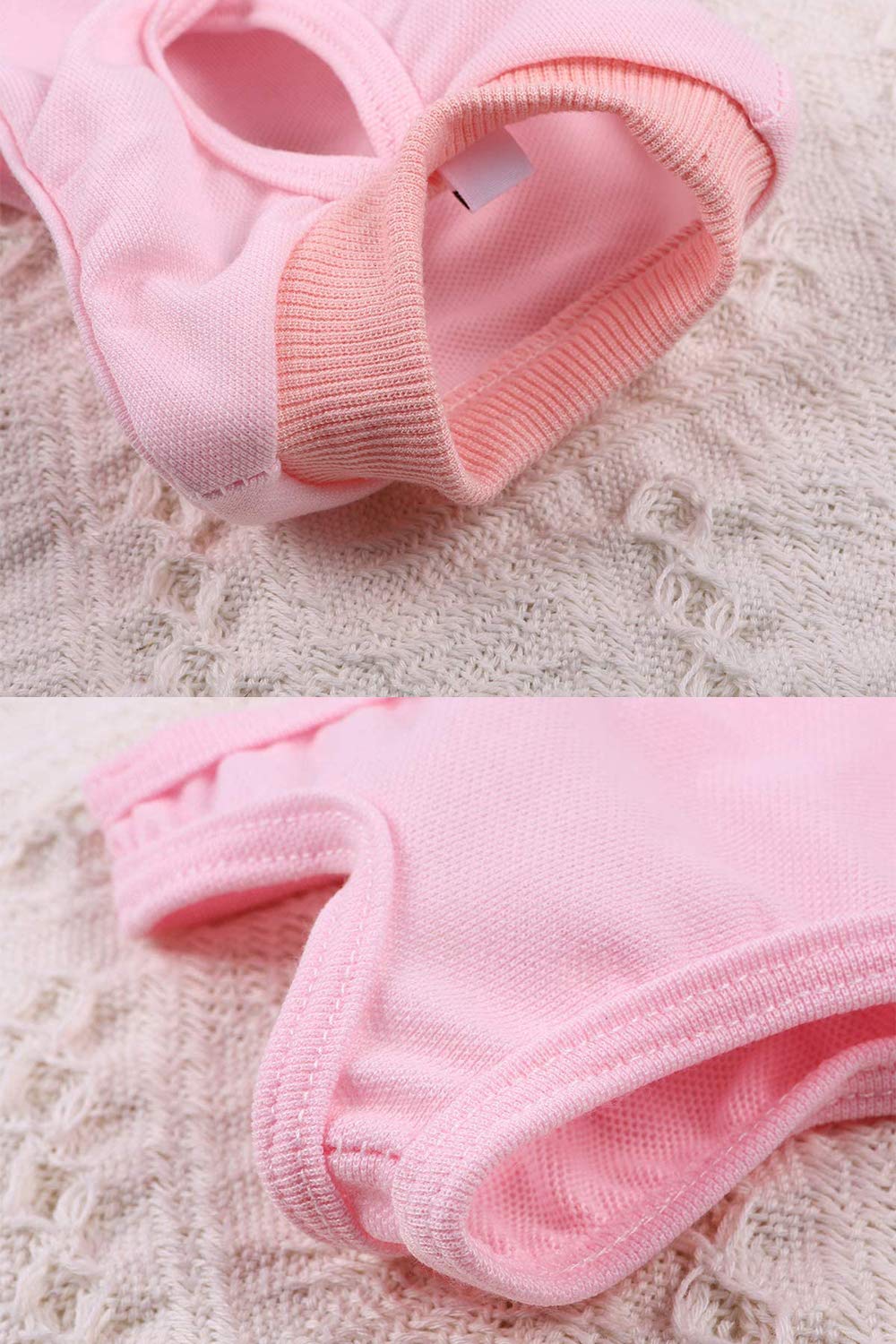 Traje de recuperación Profesional para Gatos, Gata Camiseta de recuperación, heridas Abdominales Profesional para heridas, de recuperación quirúrgica Ropa Chaleco de pequeños Gatos (M, Rosado)