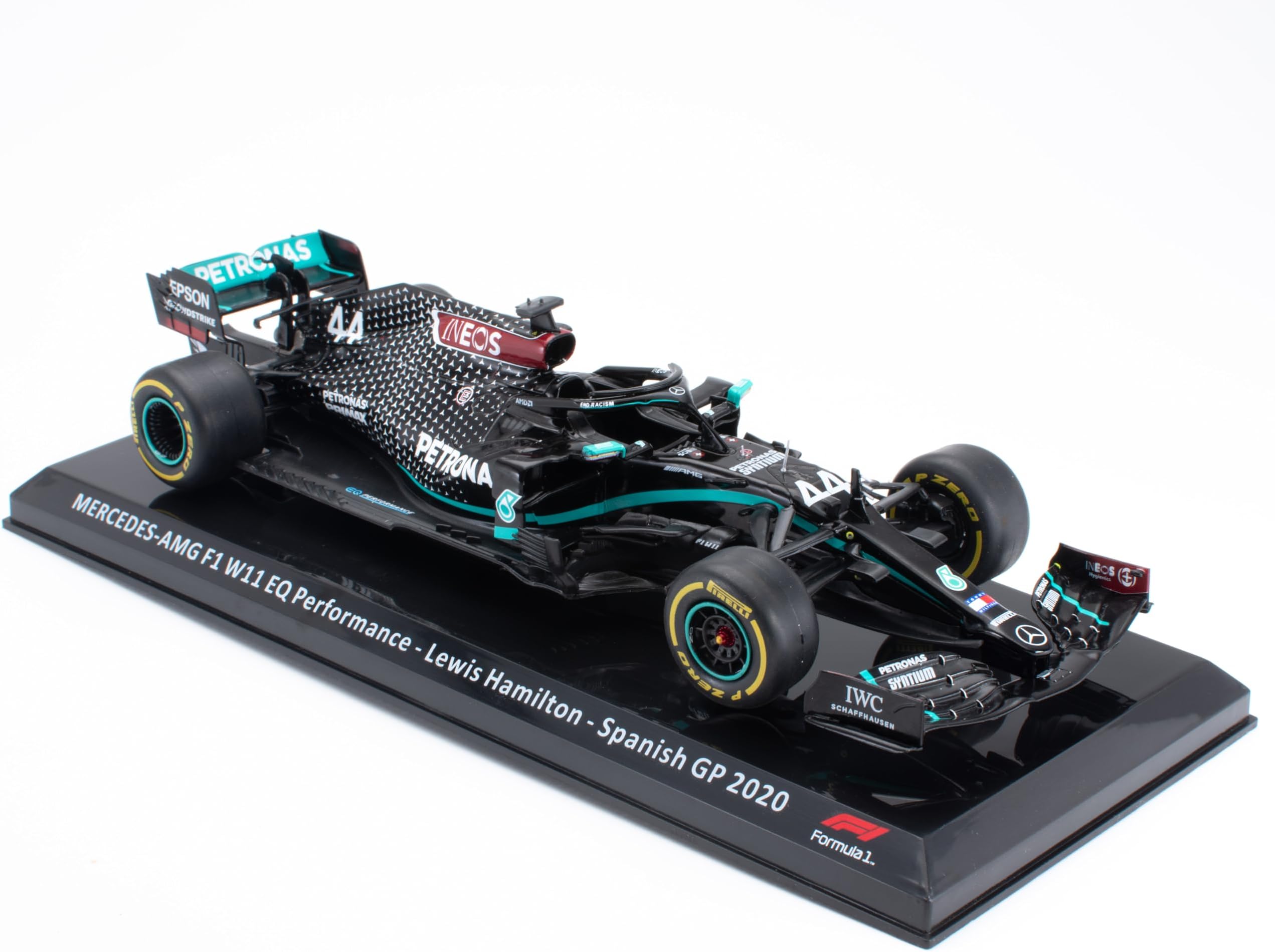 1/24 Formula 1 Miniature car Compatible with Mercedes-AMG F1 W11 Perfomance Lewis Hamilton Spanish GP 2020 - OR912