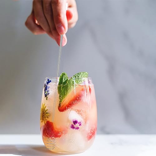 Miniatura 3 de BURLIHOME - Palitos de café de acero inoxidable, 4 agitadores reutilizables para bebidas con forma de miel