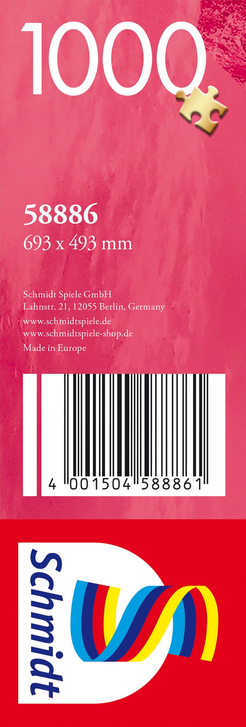 Schmidt Spiele 58886 Rekreacja w Dolomitach, puzzle 1000 elementów