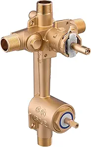 Moen PosiTemp Pressure Balancing Built in 3 Function Transfer Water Valve for Double Handle Trim Setups, or Unfinished, 2551