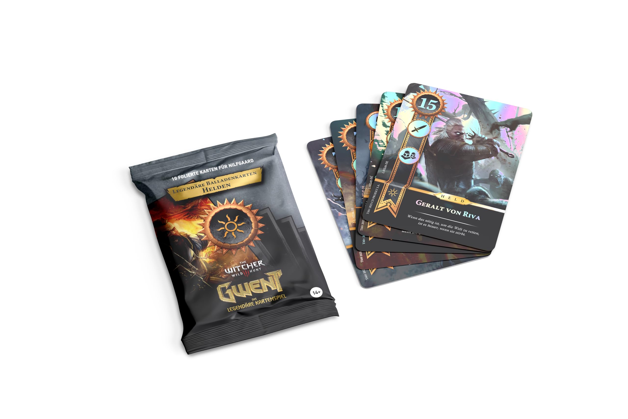 No Loading Games, Gwent Legendary Ballad Cards Heroes - Nilfgaard Expansion, Connoisseur Game, 14+ Years, 30 Minutes Playtime, 1-5 Players