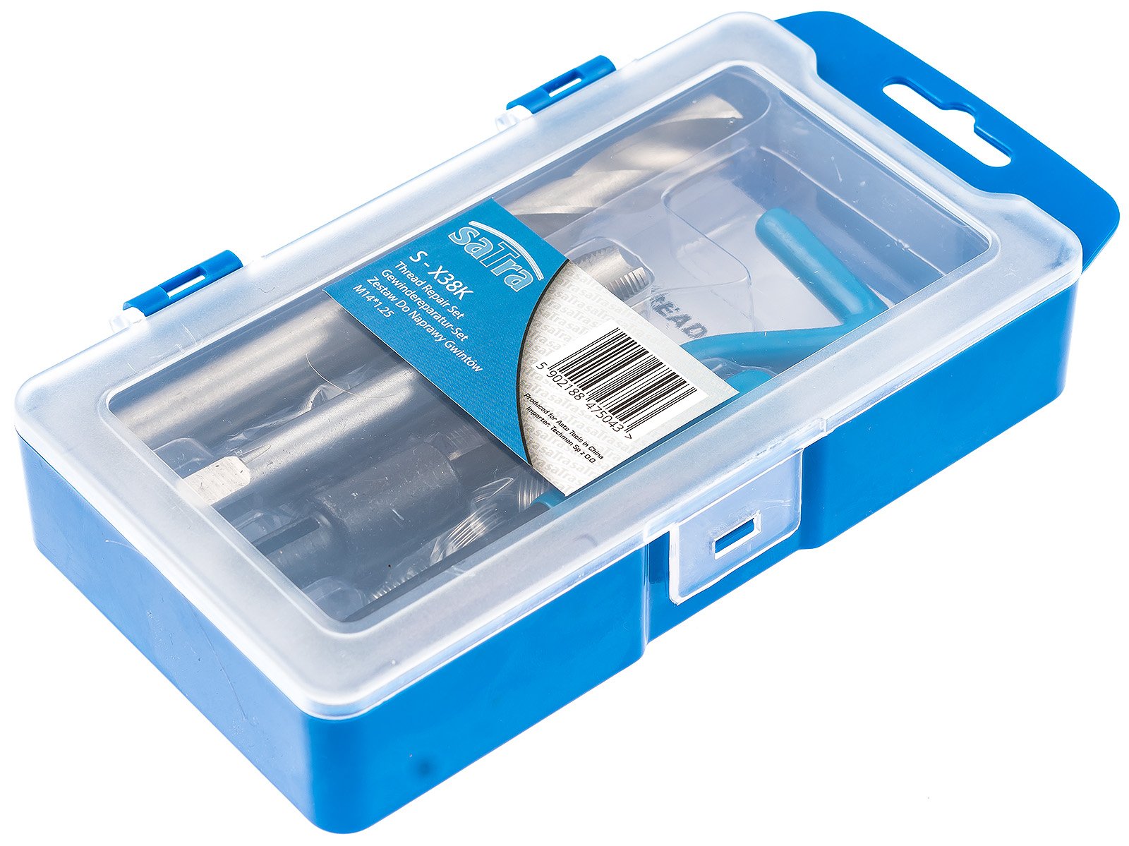 ASTA S-x38 K Kit di riparazione filettatura M14 x 1.25 mm 14 pezzi
