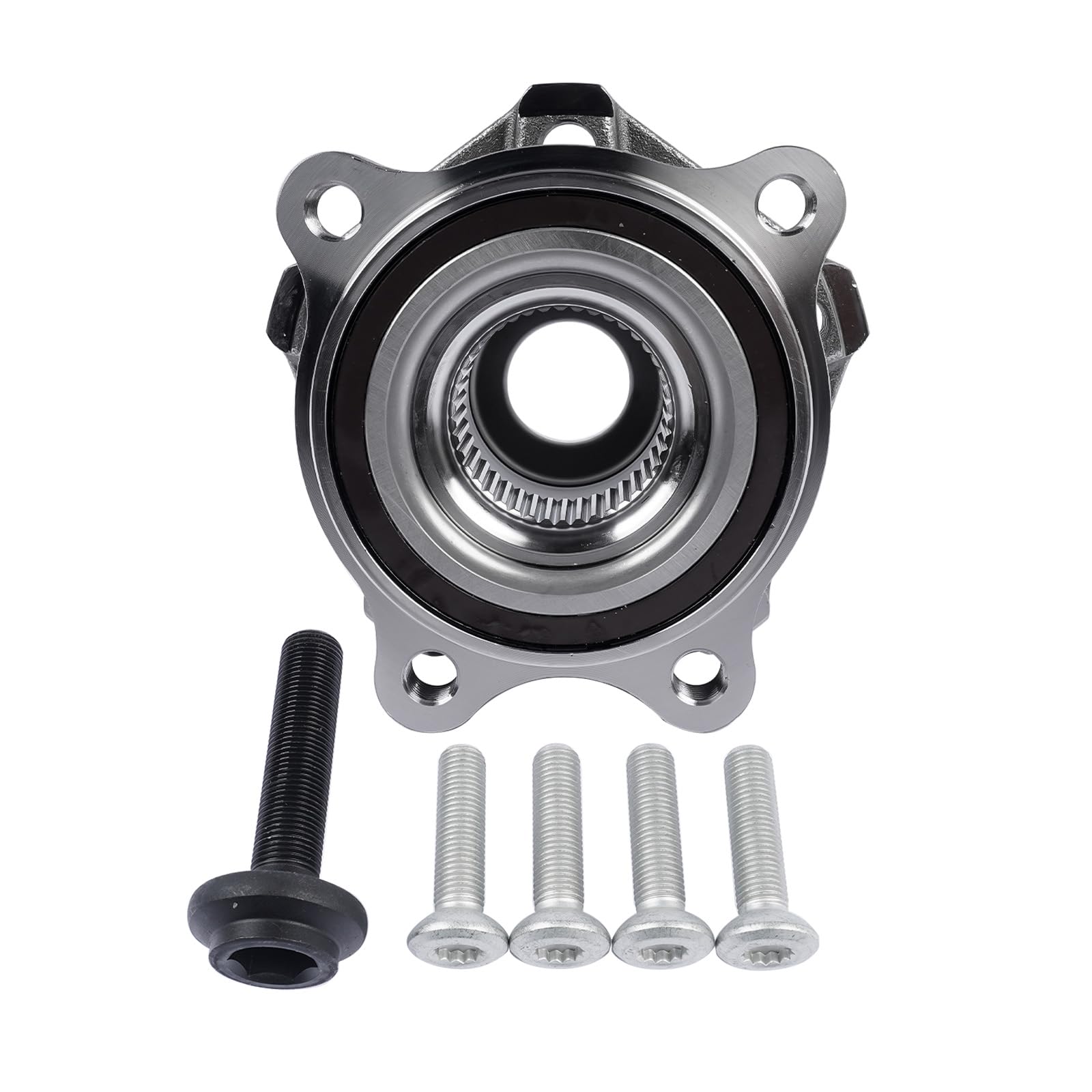 Mozzo ruota + set di cuscinetti ruota compatibile con A4 A5 A6 A7 A8 Q5 Q7 RS5 S4 S5 S6 S7 S8 2016-2022 4M0498625A 4M0498625B