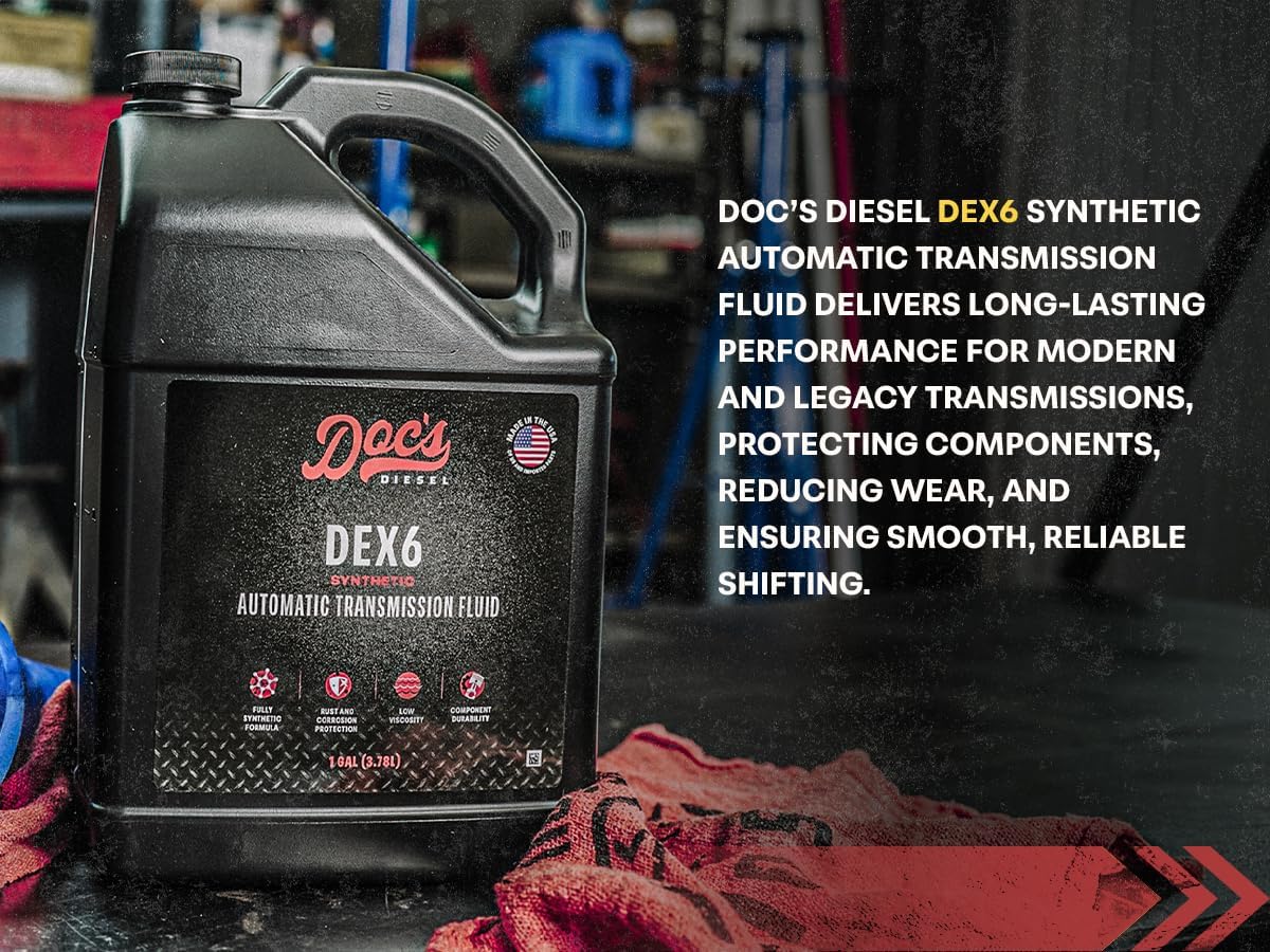 Doc’s Diesel DEX6 High Mileage Full Synthetic DEXRON VI Transmission Fluid