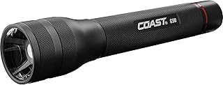 COAST® Lanterna LED G90 1000 Lumen PURE BEAM® TWIST FOCUS™, pilhas incluídas, preta