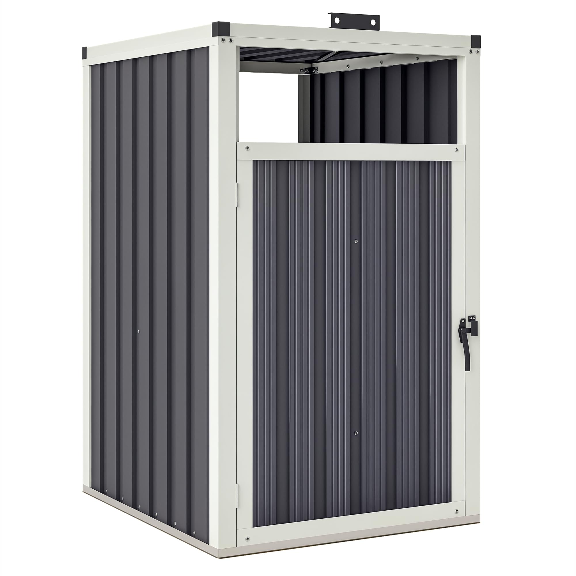 outsunny abri pour poubelle 240l