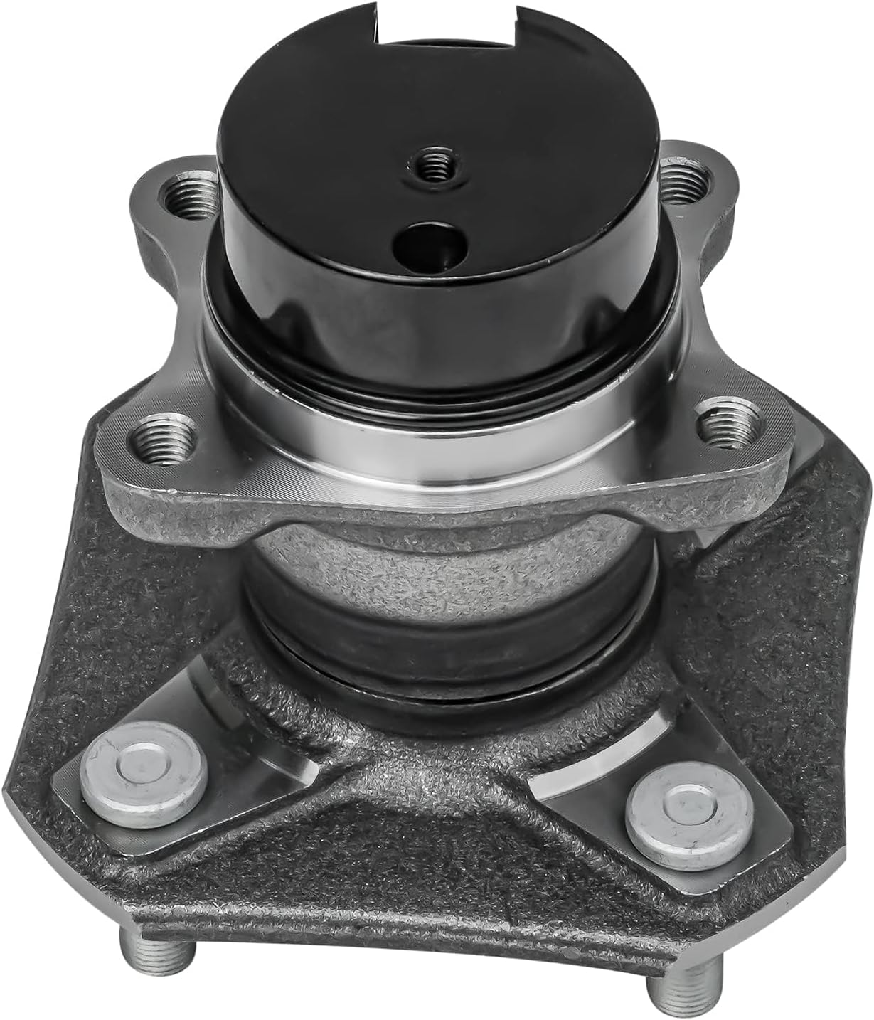 Detroit Axle - 4pc Front Rear Wheel Bearing Hubs Assembly for 2007-2012 Nissan Versa [4-Wheel ABS], 4 Lugs, 2008 2009 2010 2011 Wheel Bearings and Hubs Assembly Replacement