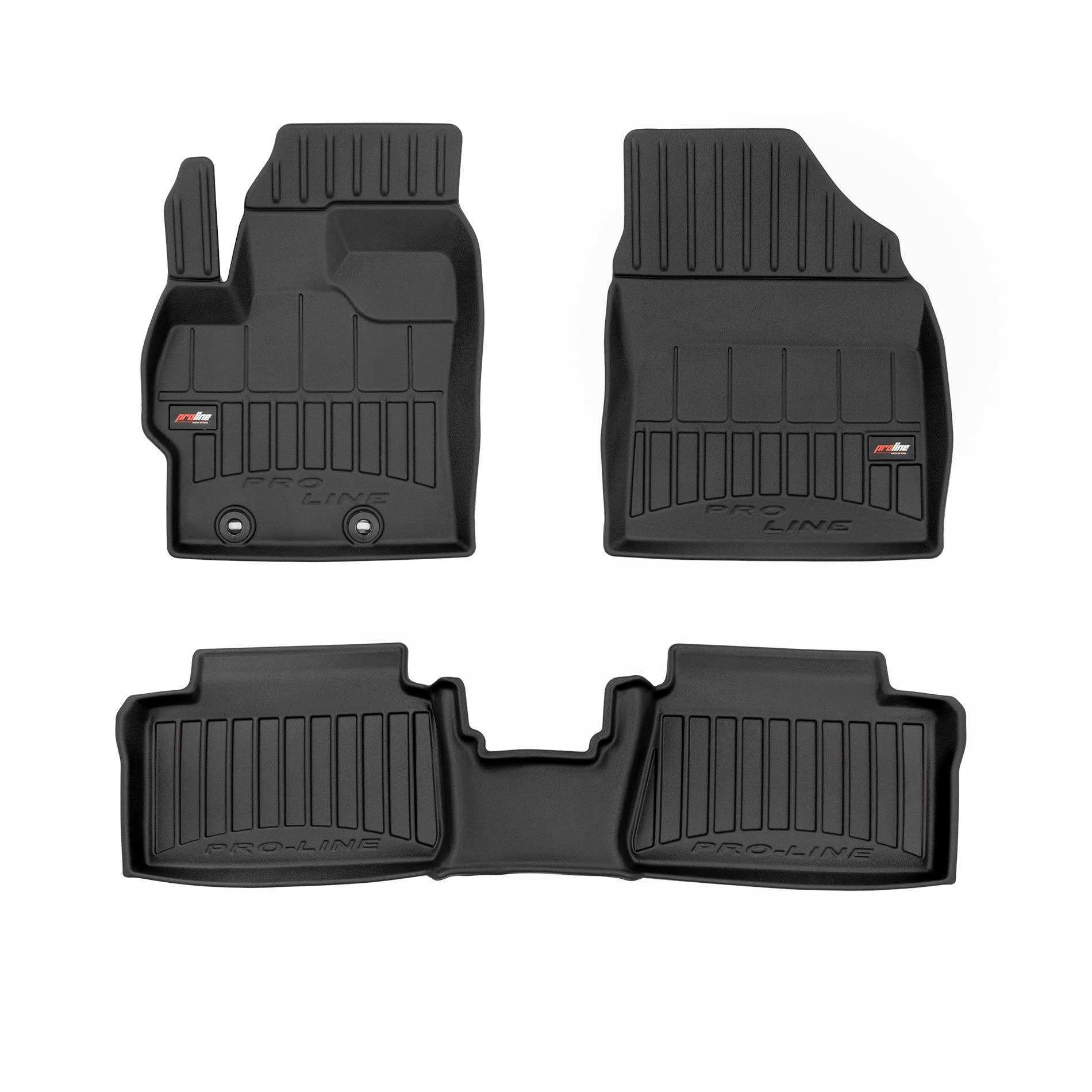 FROGUM ProLine 3D Esclusivi Tappetini auto in gomma su misura per Toyota Yaris IV dal 2020/Yaris Cross dal 2021 I I bordi più alti