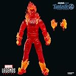 Marvel Legends Series Human Torch, Fantastic Four: Johnny Storm Action Figure, 6 "Film Collectible.