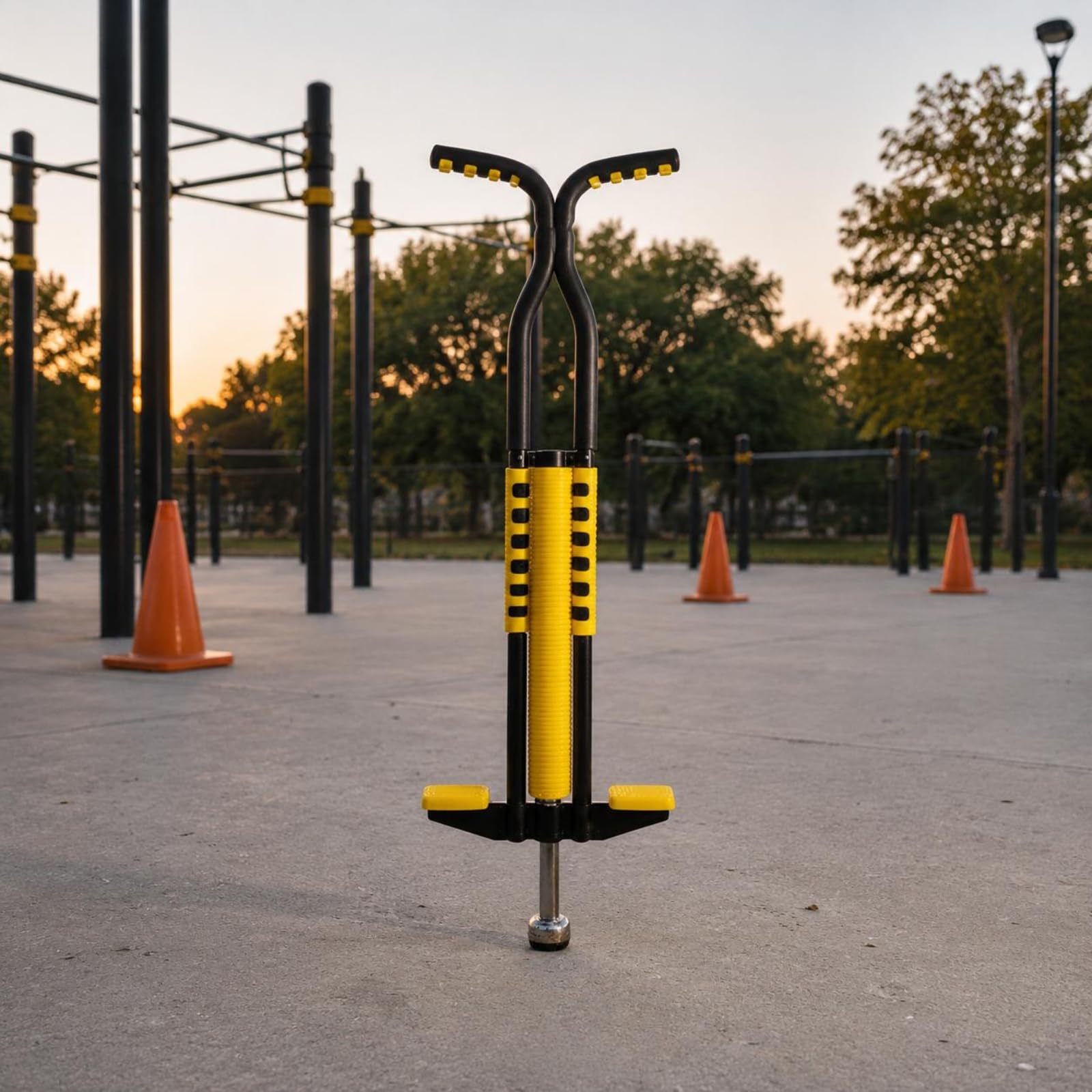 Aparato con Estructura Robusta Metal y Cubierta Protectora Goma para Practicar Movimientos Controlados y Postura para Entrenamiento Infantil, Color to 4