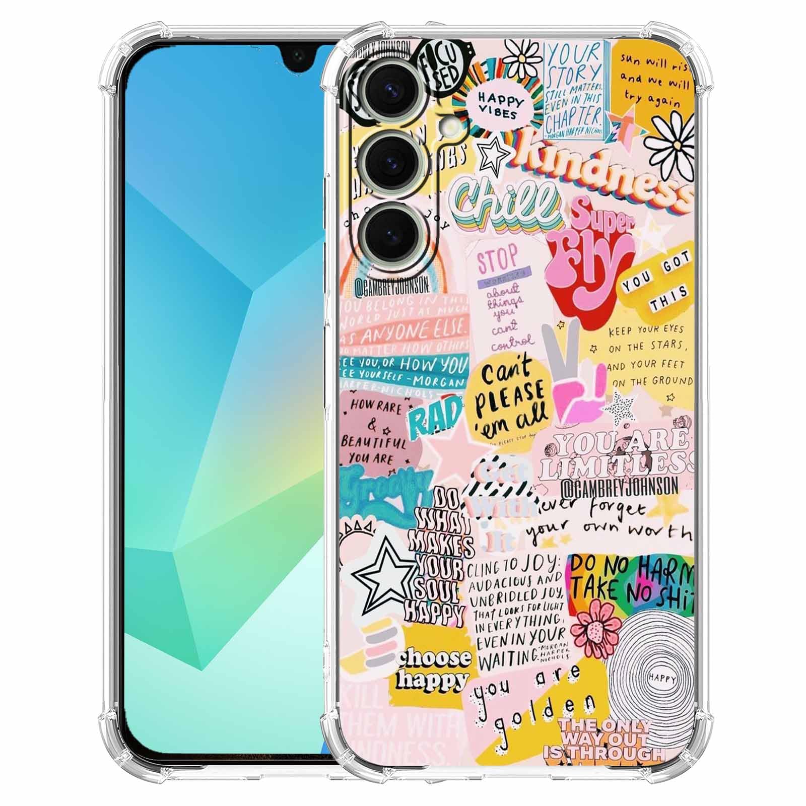 Coque complète Samsung Galaxy A16 antichoc et transparente à citations - 6
