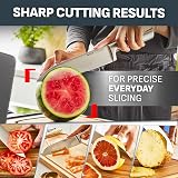 Tefal EverSharp Pro 5-Piece Kitchen Knife Block with Integrated Sharpener - 5