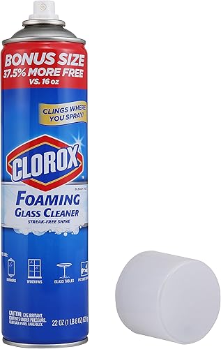 Miniatura 2 de Clorox Espray limpiador de vidrios espumosos  Spray limpiador de ventanas y vidrios multiusos  Elimina la suciedad  Limpiadores de vidrio con