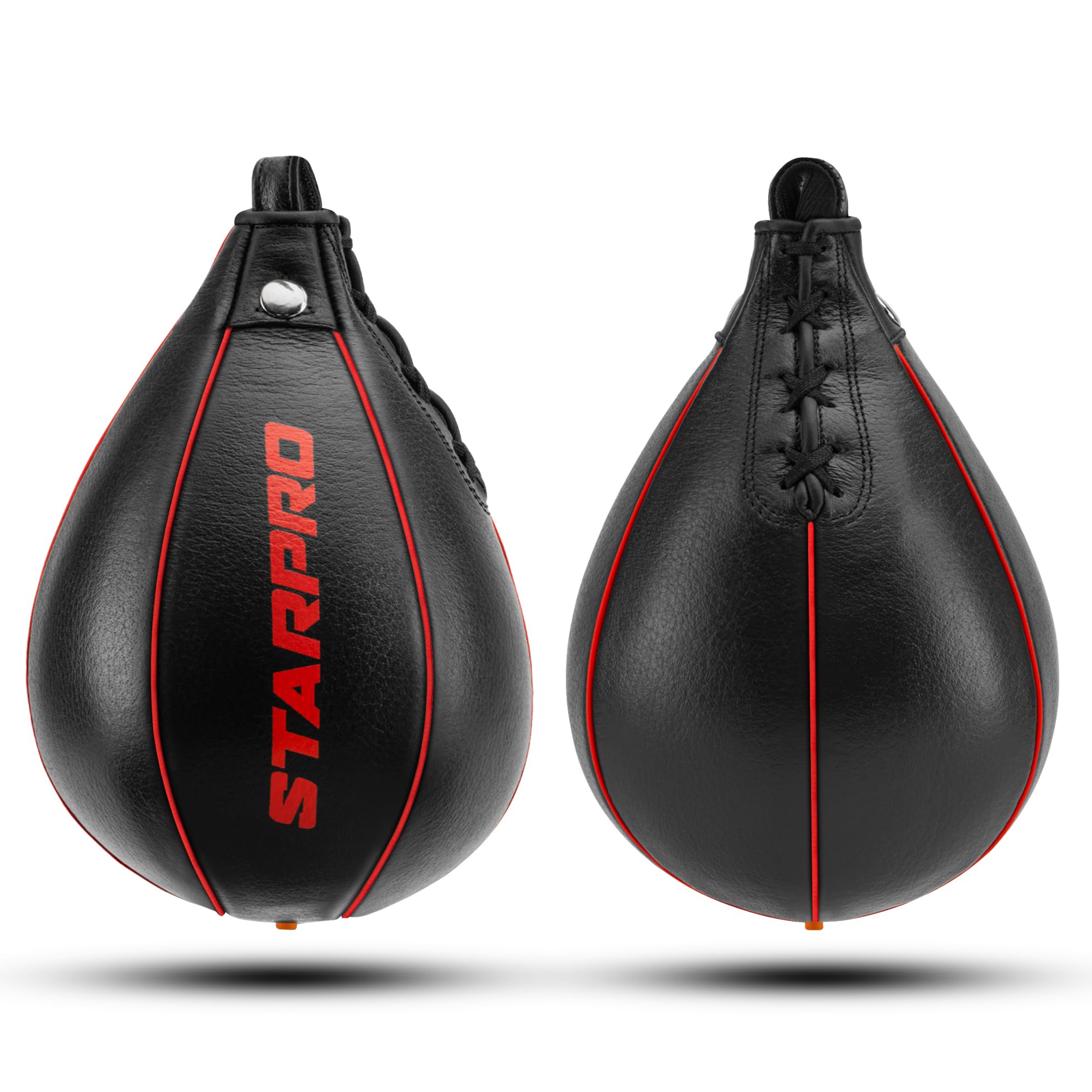 Starpro Speedball - Sacco da boxe Teardrop di alta qualità in similpelle premium per boxe, Muay Thai, allenamento MMA, colpi di precisione e coordinazione occhio-mano