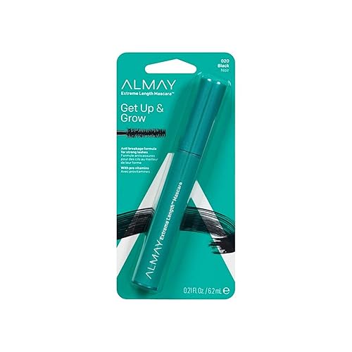 Miniatura 2 de Almay-Rimel de longitud extrema Fórmula fortalecedora contra roturas hipoalergénico sin perfume oftalmólogo probado para ojos sensibles 020 negro