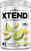 Vista 24 de XTEND Original Polvo de BCAA sabor Sandía Explosion, para bebida de recuperación muscular sin azúcar con aminoácidos, para después