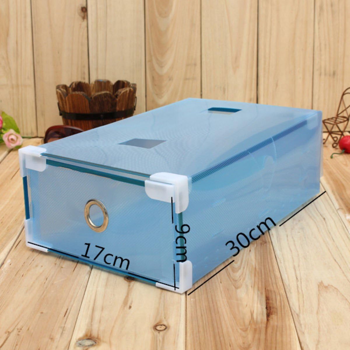 1pcs Foldable Plastic PP Storage Drawer Container Organizer