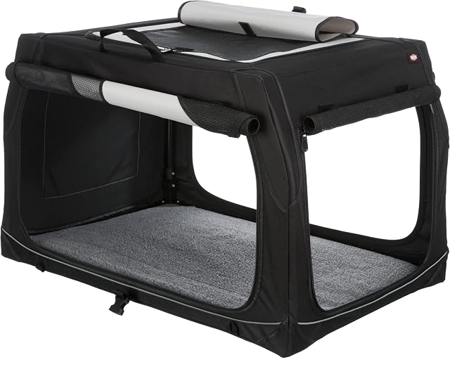 Foto 4 de 8 de Jaula Nylon Plegable Coche, Vario, M, 76x48x51cm