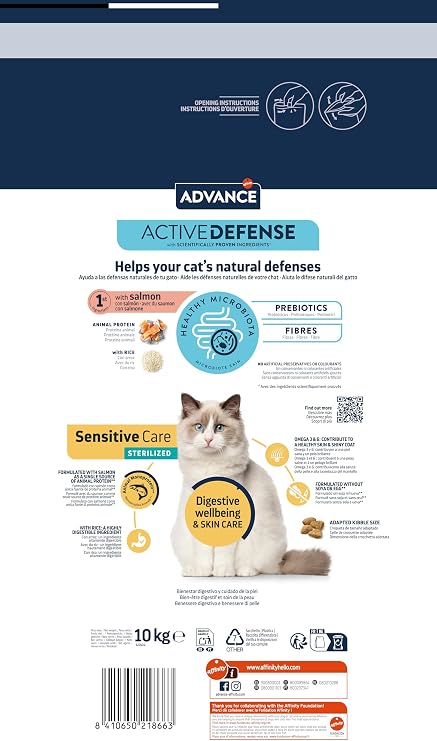 Advance Salmon Sterilized Cat Food 10 kg
