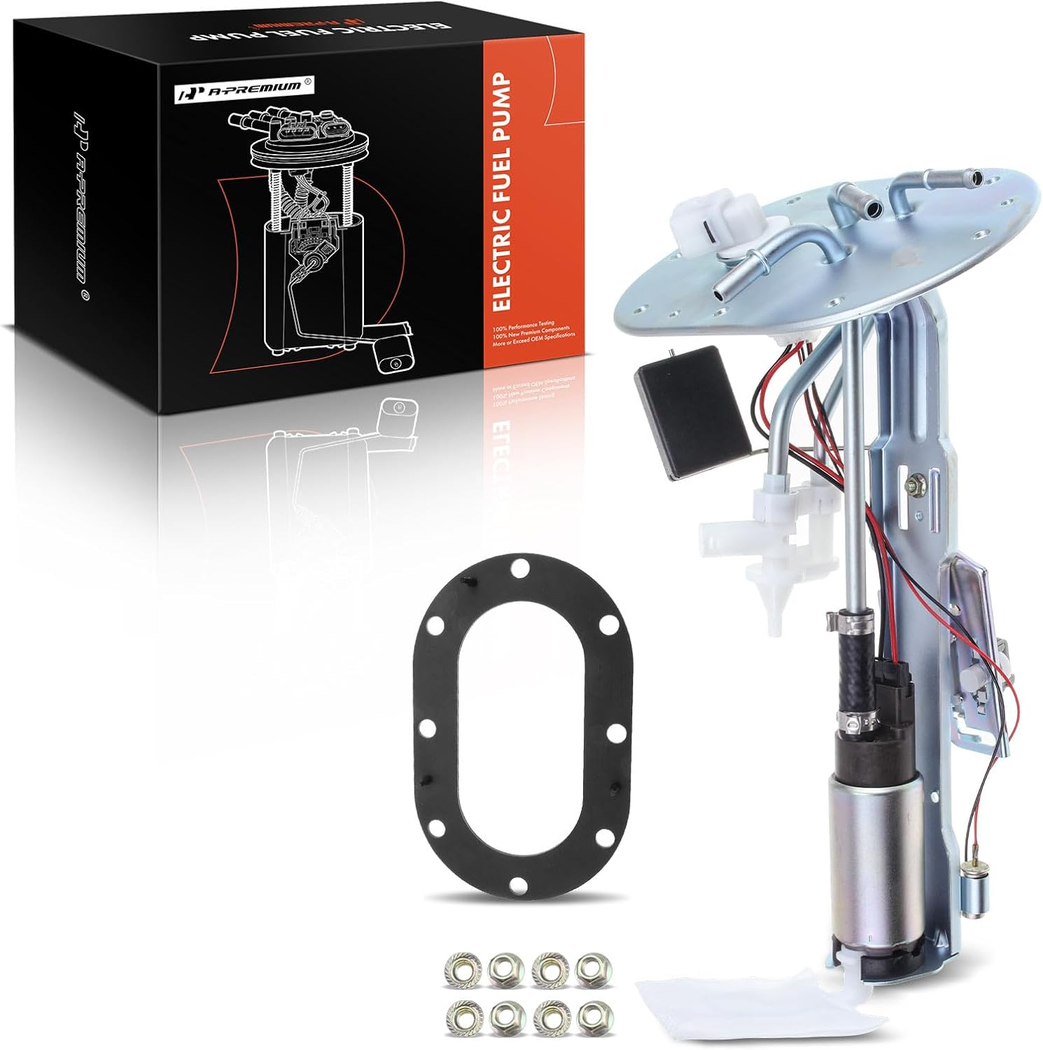 A-Premium Electric Fuel Pump Assembly with Sending Unit Compatible with Subaru Forester 2003-2004, Impreza 2002-2004 H4 2.5L, Gas, Replace# 42021FE020