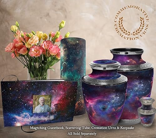 Miniatura 180 de Milky Way - Urnas de cremación para cenizas de adultos, urnas para cenizas, recuerdos de cremación para cenizas, urnas de cremación pequeñas