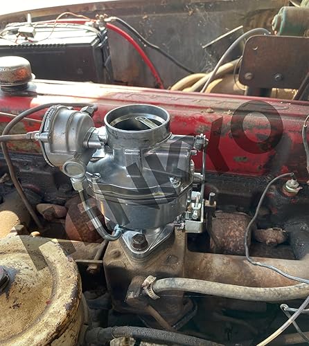 Miniatura 2 de 19501956 Chevy Rochester BC 1 barril carburador con estrangulador automático 235 Ci motor de 6 cilindros para Bel Air, Nomad, camión, serie