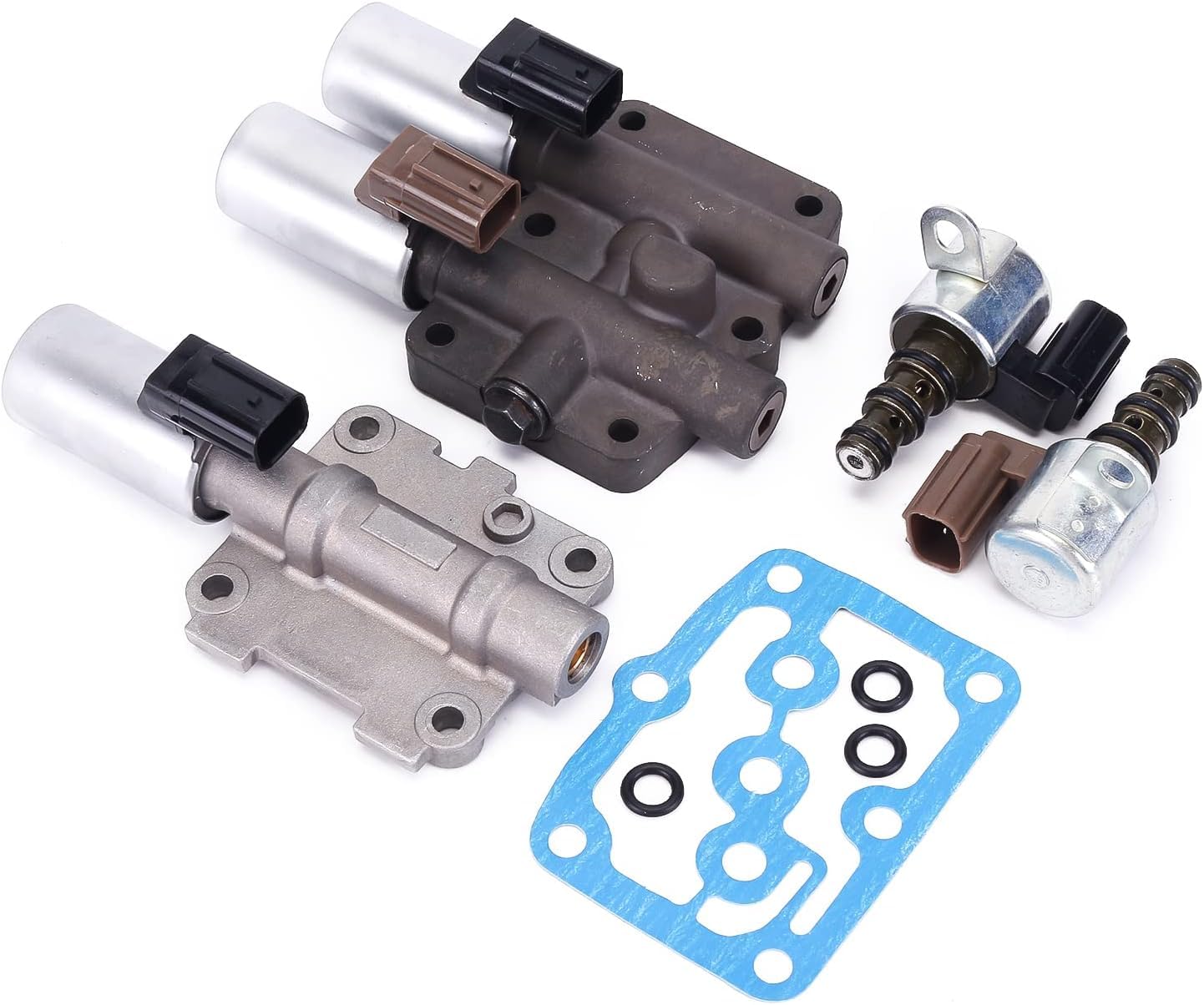 28250-P6H-024 Transmission Solenoid Kit Transmission Dual Linear Solenoid Kit Compatibile with Accor-d Odysse-y Pilo-t TL CL MDX 28250-P7W-003 28400-P6H-013 28500-P6H-013