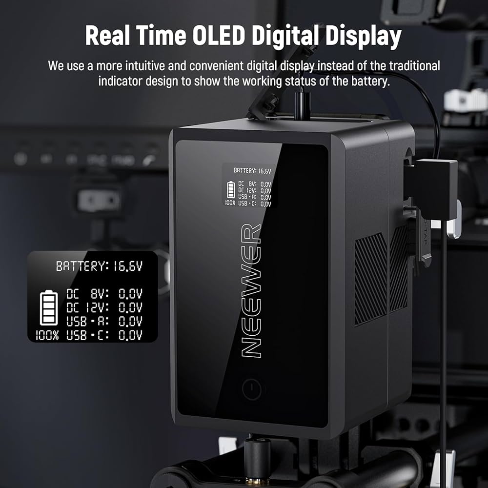 Amazon.com: Neewer V Mount Battery PS150E Supports 100W PD