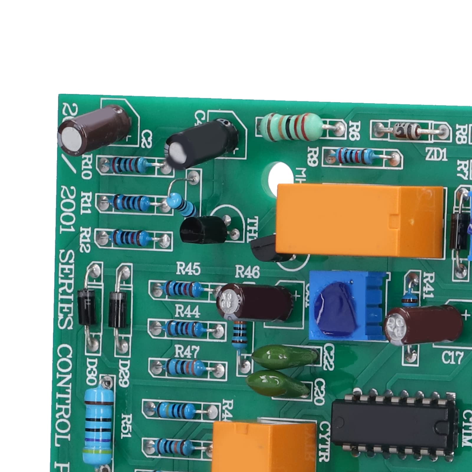 Hyuduo Płyta Sterująca Siłownika, moduł Interfejsu Silnika 24 V ze Wskaźnikami LED dla Generatora AVR 650092 Zamienna Płytka Drukowana i Bezproblemowa Instalacja
