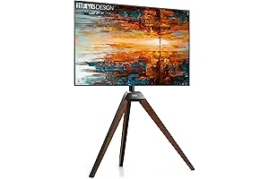 FITUEYES Corner TV Stand: Modern Swivel Design for Optimal Space Utilization