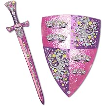 Liontouch - Crystal Princess Foam Sword & Shield Set For Girls - Age 3-8