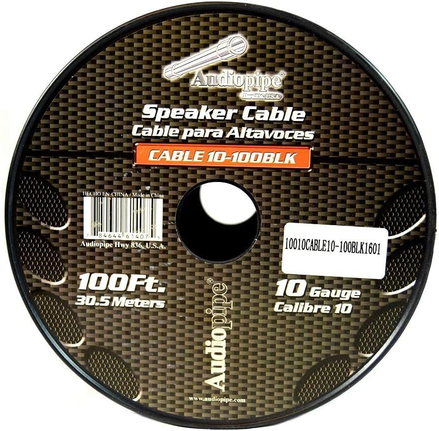 Best Deal 100 ft 10 Gauge awg Red Black Stranded 2 Conductor Speaker Wire Car Home Audio