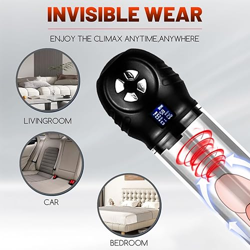 Miniatura 6 de Penisen Extendors PumpEnhancement Growth Vacuum Pumps, Electric Increase Size Training Device PLR148