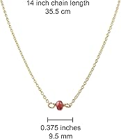 Vista 176 de Gargantilla de piedra natal – Regalo de cumpleaños, regalo para niña, mujer, amiga, hija, esposa, mamá, ella, joyas de piedras preciosas para uso