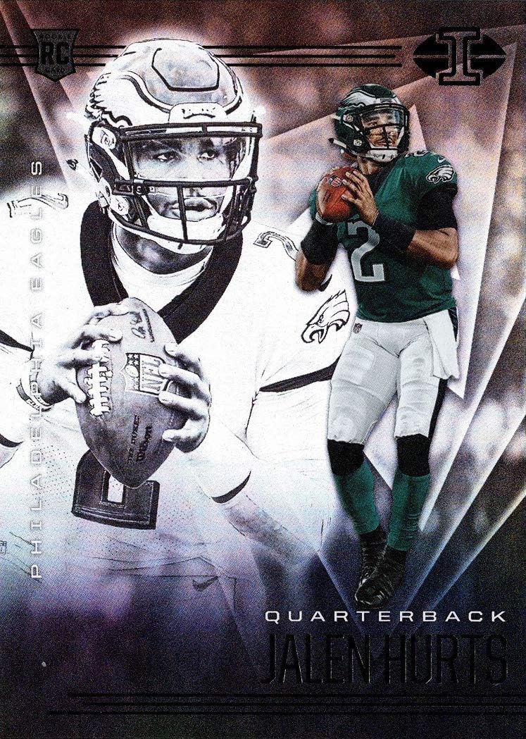 2020 Panini Illusions Football #11 Jalen Hurts Rookie Card Thumbnail