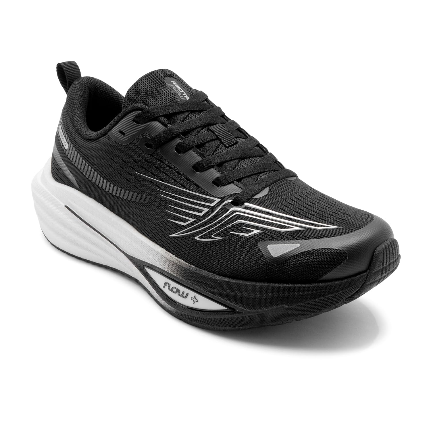 Red Tape Athleisure Sports Shoes Black & White - Image 1