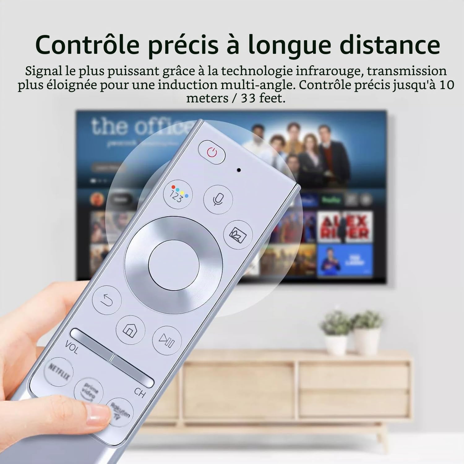 BN59-01327B RMCRMT1CP1 Télécommande pour Samsung Smart TV QLED QLC QLF