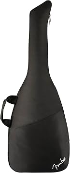 Fender Padded Electric Guitar Gig Bag with Ergonomic Backpack Straps, Black