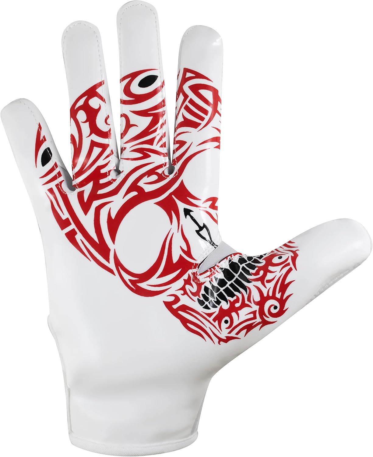 Youth Football Gloves American Wide Receiver Football Gloves for Adult Men Women & Boys with Super Sticky Silicone Grip Palms Ultimate Performance Booster