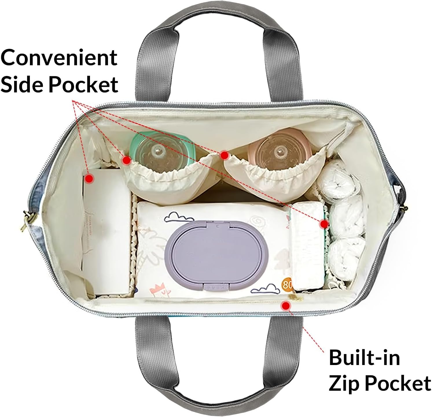 Personalized Diaper Bag Backpack Name Wayercolor Lotus leaf Frog Multifunction Travel Backpack Nappy Bag Daypack for Mom Dad Boy Girl