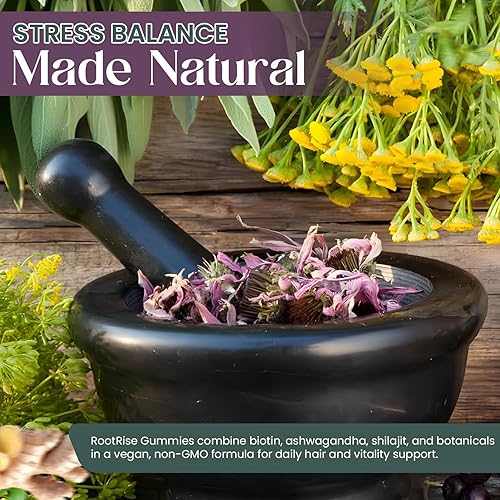 Miniatura 4 de Everé RootRise - Gomitas Shilajit - Ashwagandha con sabor a frambuesa y sandía - Gomitas veganas, sin OMG, a base de plantas con minerales y