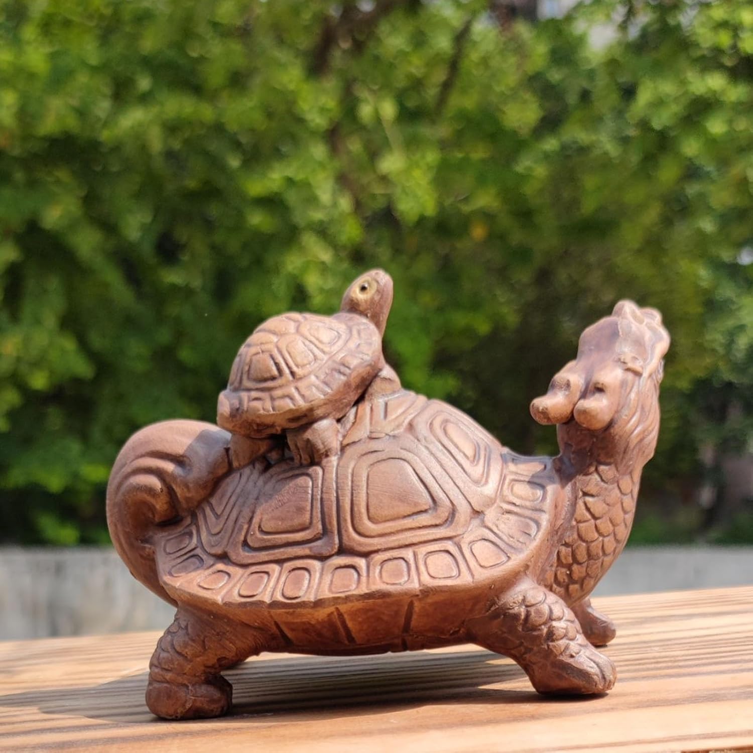 Pond Spitters for Small Ponds, Turtle Fountain Sculpture, Animal Pond Fountains, Fish Pond Water Circulation Outlet Landscaping, Outdoor Ornament for Garden, Yard