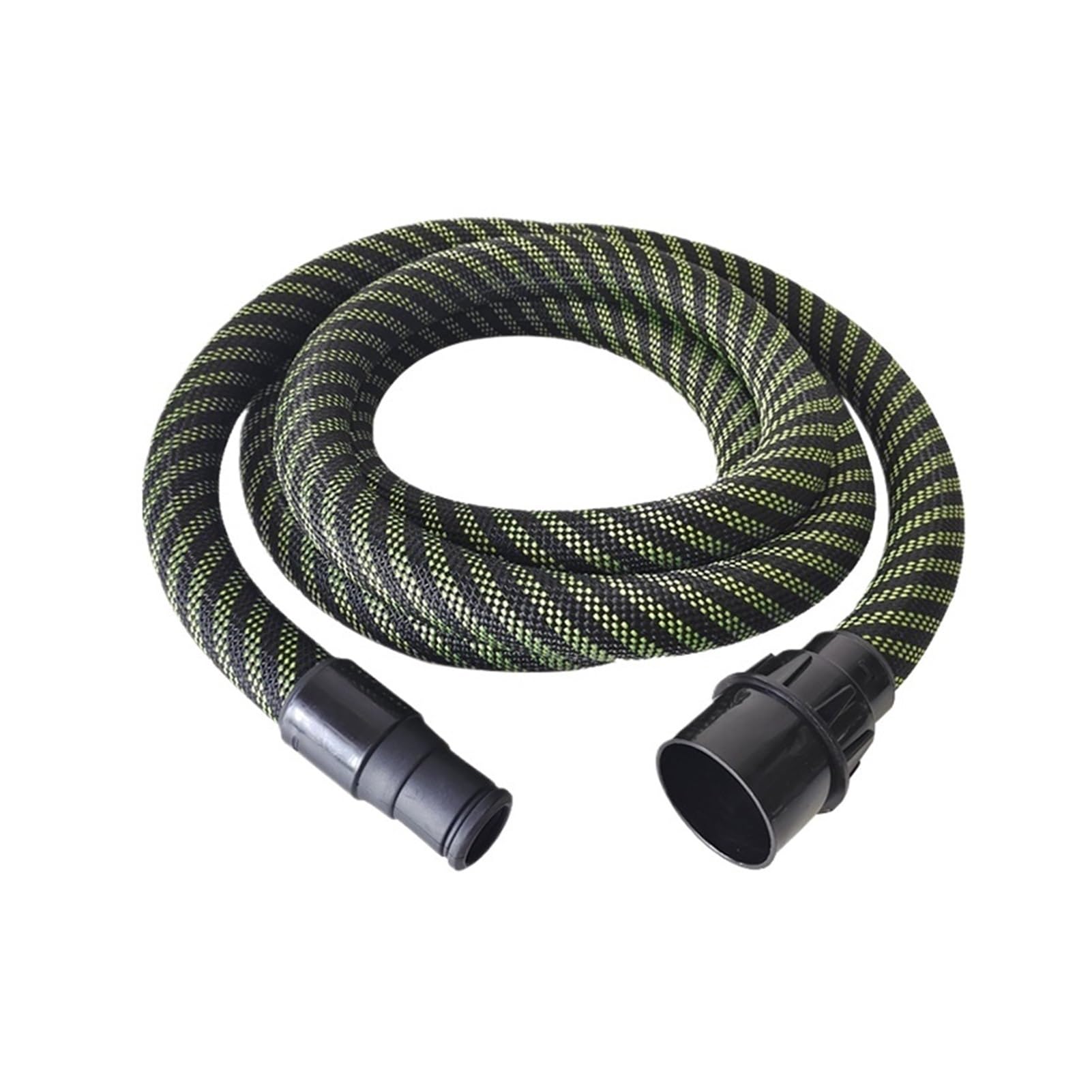 Tubo Flessibile Antistatico per Aspiratore，compatibile con FESTOOL，compatibile con Mirka, Nero e Verde, 26mm Diametro Interno, 57mm Diametro Esterno, Materiale TPE Rinforzato (1PCS 3.5M)