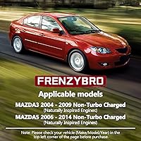 Vista 2 de Brazo de control delantero inferior de 10 piezas con juego de rótulas y kit de suspensión compatibles con Mazda 3 2004-2009, Mazda 5 2006-2014