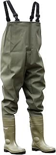 Protomaster, Dunlop 07 142 VPPT-Pantalón de vadeo, Color Verde Hombre, EU/UK