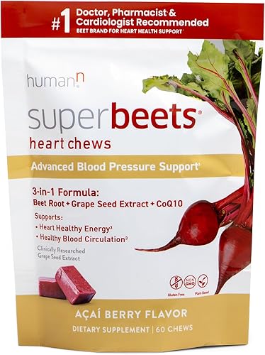 Miniatura 2 de humanN SuperBeets Heart Chews Advanced & Turmeric Chews